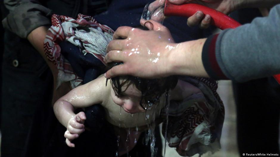 Syrien Mutmaßlicher Giftgasangriff in Duma (Reuters/White Helmets)