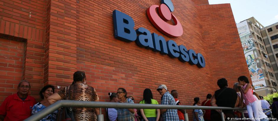 Filial do Banesco em Maraicabo: maior banco privado da Venezuela