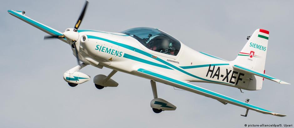 Desde 2016, Siemens testa avião elétrico Magnus eFusion