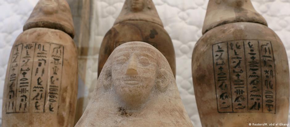 Recipientes e sarcófagos em Saqqara podem conter segredo das múmias egípcias