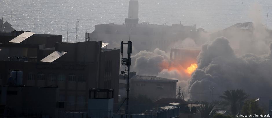 Bombardeios israelenses já causou mortes