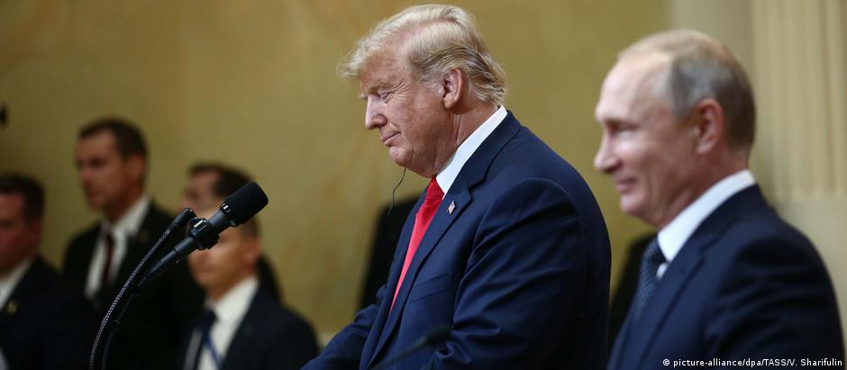 Encontro entre Trump e Putin em Helsinque foi alvo de duras críticas nos Estados Unidos