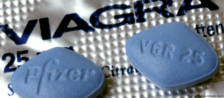 Viagra, nome comercial da sildenafila, também é vendido como genérico